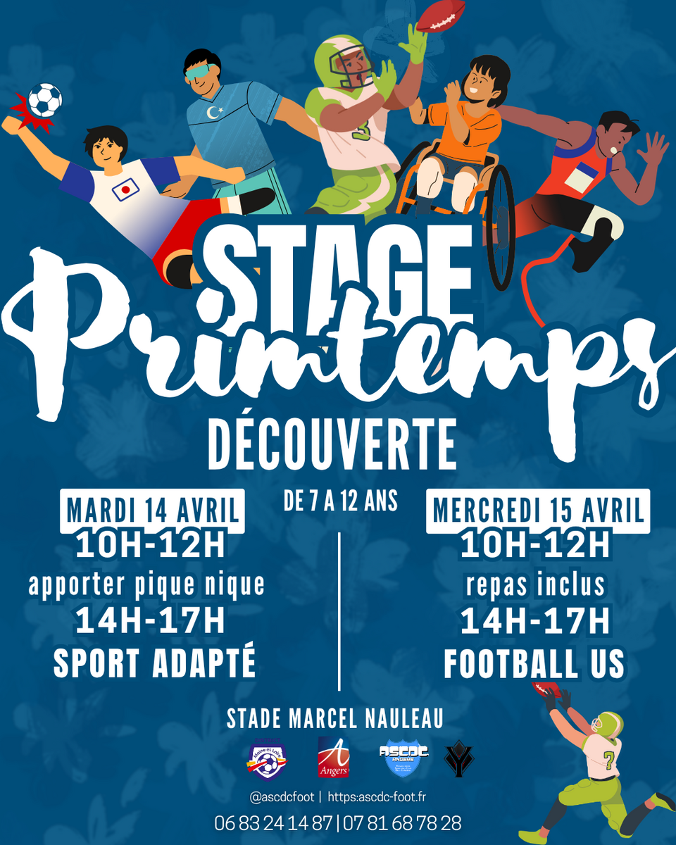 STAGE JEUNES - VACANCES d'AVRIL