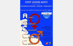 Création de la section Foot Loisirs Mixte