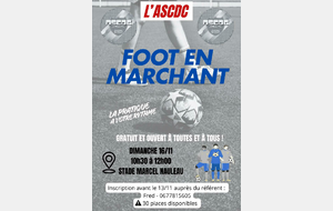 SESSION DECOUVERTE FOOT EN MARCHANT
