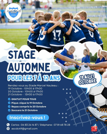 STAGE LOISIRS JEUNES _ 19-21 Octobre 2026