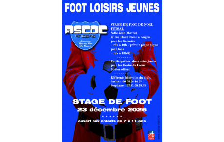 STAGE JEUNES DE NOEL